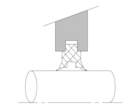 TSNG Seal sealing arrangement drawing, For SNG / SNL